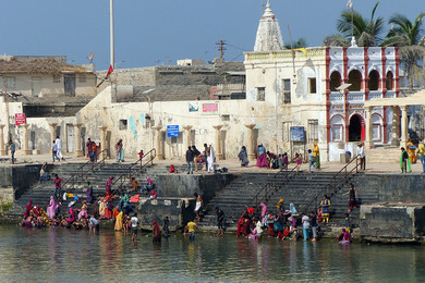 india-gujarat-dwarka-ghat 